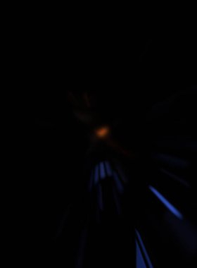 Işık parçacık izleri. Parlayan parçacıkları ve çizgileri olan ışık patlaması yıldızı. Güzel hareketli soyut ışın arkaplanı.