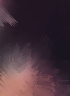 Renkli fırça darbelerinin 2D çizimi. Dekoratif desenli resim. canlı boya desenli arkaplan.