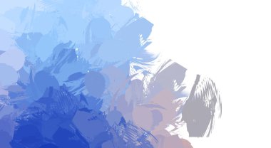 Taranmış Boyalı Soyut Arkaplan. Vahşi kaotik fırça darbeleri. Boya darbeleri. 2D İllüstrasyon. Fırça darbeli resim. 