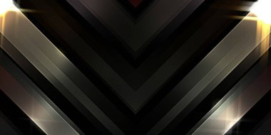 Soyut parlayan geometrik ışıklar arka planda. Fraktal simetrik grafik çizimi. Parıldayan ve parıldayan çubukları kesiştir.