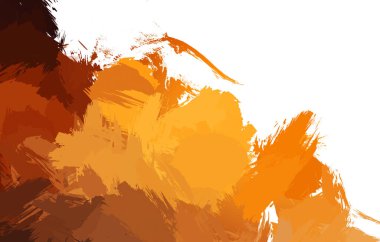 Duvar sanatı Eşsiz ve yaratıcı illüstrasyon. Fırça darbesi ile boyanmış. Renkli fırça darbelerinin soyut arkaplanı. Fırçalanmış canlı duvar kâğıdı. Boyalı sanatsal yaratım.