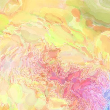 El yapımı sürreal soyut desenli suluboya. Modern sanatsal resim. 2D çizim. Arkaplan boyası karışımı. Yaratıcı duvar sanatı. Çağdaş sanat.