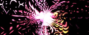 Işık parçacık izleri. Parlayan parçacıkları ve çizgileri olan ışık patlaması yıldızı. Güzel hareketli soyut ışın arkaplanı.