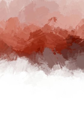 Modern sanat. Taranmış Boyalı Soyut Arkaplan. Fırça darbesi ile boyanmış. Boya darbeleri. 2B Görüntü.