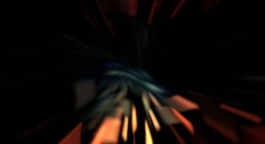 Işık parçacık izleri. Parlayan parçacıkları ve çizgileri olan ışık patlaması yıldızı. Güzel hareketli soyut ışın arkaplanı.