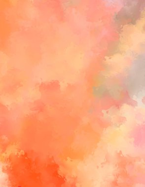 Renkli fırça darbelerinin 2D çizimi. Dekoratif desenli resim. canlı boya desenli arkaplan.