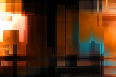 Fütürist soyut geometrik duvar kağıdı. Geometrik renkli şekiller. Dikdörtgen şekilli arka plan. Bir teknolojinin dijital illüstrasyonuName.