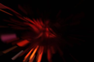 Işık parçacık izleri. Parlayan parçacıkları ve çizgileri olan ışık patlaması yıldızı. Güzel hareketli soyut ışın arkaplanı.