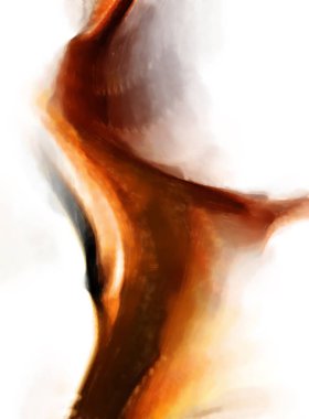 Modern sanat. Renkli çağdaş sanat eserleri. Renkli boya darbeleri. Soyut arkaplanda fırça darbeleri. fırça boyası.