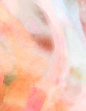 El yapımı sürreal soyut desenli suluboya. Modern sanatsal resim. 2D çizim. Arkaplan boyası karışımı. Yaratıcı duvar sanatı. Çağdaş sanat