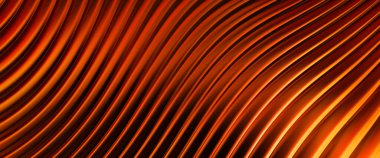 Soyut arkaplan. Renkli dalgalı yansıtıcı duvar kağıdı. Duvar kağıdı, afiş, arkaplan, kart, kitap kapağı veya web sitesi için grafiksel resimleme.