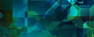 Soyut geometrik duvar kağıdı. Geometrik renkli şekiller. Çokgen arka plan. Bir teknolojinin dijital illüstrasyonuName.