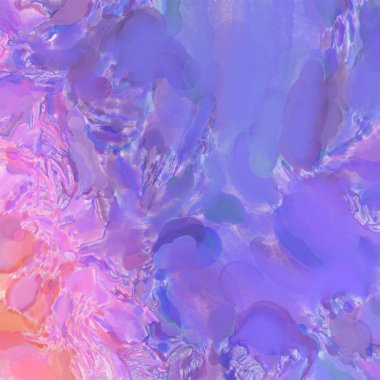 El yapımı sürreal soyut desenli suluboya. Modern sanatsal resim. 2D çizim. Arkaplan boyası karışımı. Yaratıcı duvar sanatı. Çağdaş sanat.