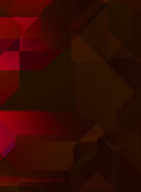 Renkli ve canlı geometrik şekiller katmanları var. Bir teknoloji planının dijital illüstrasyonu. Gelecekçi tasarım şablonu.