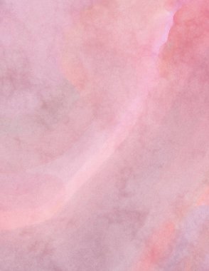 Alkol mürekkebini andıran rahatlatıcı fırça darbelerinin modern resmi. Poster, duvar sanatı, afiş, kart, kitap kapağı veya ambalaj için pastel renkli suluboya resim.