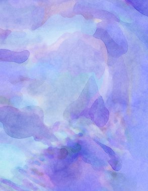 Alkol mürekkebini andıran rahatlatıcı fırça darbelerinin modern resmi. Poster, duvar sanatı, afiş, kart, kitap kapağı veya ambalaj için pastel renkli suluboya resim.