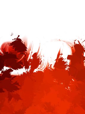 Taranmış Boyalı Soyut Arkaplan. Vahşi kaotik fırça darbeleri. Boya darbeleri. 2D İllüstrasyon. Fırça darbeli resim. 