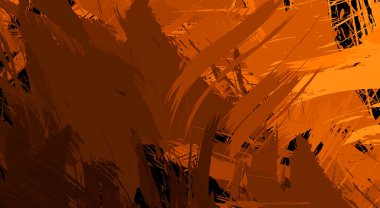 Sanatsal soyut arkaplan. Doku boyalı duvar kağıdı. Boya darbeleriyle yaratıcı bir illüstrasyon. Fırça desenli resim.