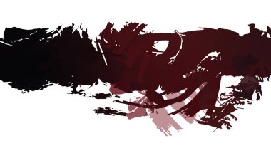 resmedilmiş sanat eseri. fırçalanmış canlı duvar kağıdı. Eşsiz ve yaratıcı illüstrasyon. Renkli fırça darbelerinin soyut arkaplanı. 