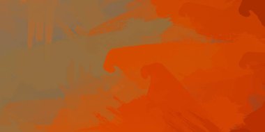 Taranmış Boyalı Soyut Arkaplan. Vahşi kaotik fırça darbeleri. Boya darbeleri. 2D İllüstrasyon. Fırça darbeli resim.