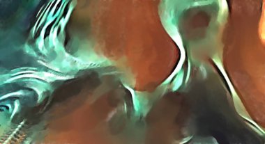 Soyut arkaplanda pürüzlü fırça darbeleri. Fırça boyası. Renkli boya darbeleri. Eşsiz duvar sanatı. Tuvaldeki modern sanat. Renkli çağdaş sanat eserleri. 