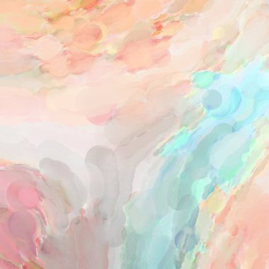 Soyut doku. Yüzeyde etkileyici el yapımı suluboya. Suluboya fırça darbeleri. Modern sanat. Çok renkli arkaplan. Çağdaş duvar sanatı. Renkli bir fon. 2d illüstrasyon.