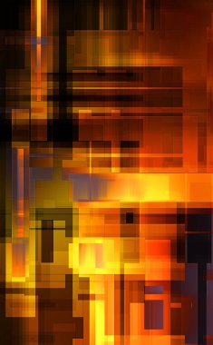 Fütürist soyut geometrik duvar kağıdı. Geometrik renkli şekiller. Dikdörtgen şekilli arka plan. Bir teknolojinin dijital illüstrasyonuName.