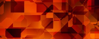 Soyut geometrik duvar kağıdı. Geometrik renkli şekiller. Çokgen arka plan. Bir teknolojinin dijital illüstrasyonuName.