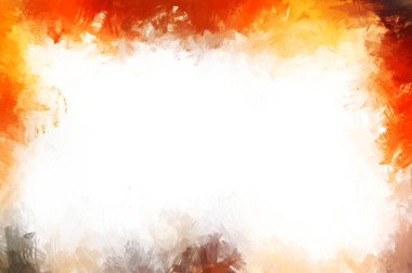 Modern sanat. Taranmış Boyalı Soyut Arkaplan. Fırça darbesi ile boyanmış. Boya darbeleri. 2B Görüntü