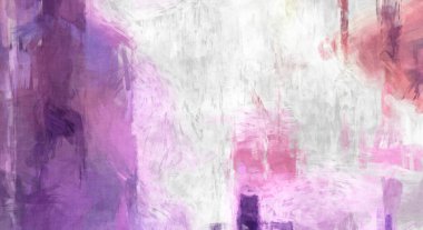 Soyut arkaplanda pürüzlü fırça darbeleri. Fırça boyası. Renkli boya darbeleri. Eşsiz duvar sanatı. Tuvaldeki modern sanat. Renkli çağdaş sanat eserleri. 