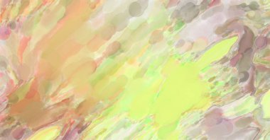 Modern fırça darbeleri. Pastel renklerde suluboya resim. Poster, duvar sanatı, afiş, kart, kitap kapağı veya ambalaj için sakinleştirici kompozisyonun yumuşak renkli çizimi. 