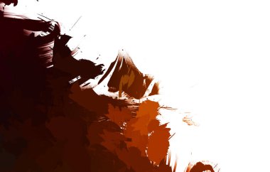 Duvar sanatı Eşsiz ve yaratıcı illüstrasyon. Fırça darbesi ile boyanmış. Renkli fırça darbelerinin soyut arkaplanı. Fırçalanmış canlı duvar kâğıdı. Boyalı sanatsal yaratım.