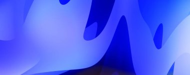 Soyut arkaplan. Renkli dalgalı tasarım duvar kağıdı. yaratıcı grafik 2D çizim. Dinamik şekilli modaya uygun sıvı örtüsü.