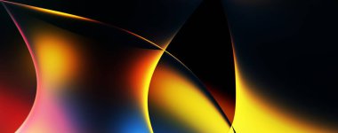 Soyut arkaplan. Değişken renk değişim dalgaları, dinamik hareketlerle. Işık dalgalarının neon renkli soyut tasarımı. Duvar kağıdı, afiş, arkaplan, kart, kitap illüstrasyonu, web sitesi.