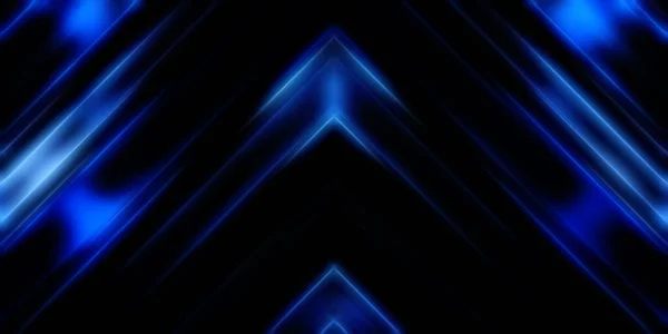 Abstrakt Lysande Geometriska Ljus Bakgrund Fractal Symmetrisk Grafisk Illustration Skärande — Stockfoto