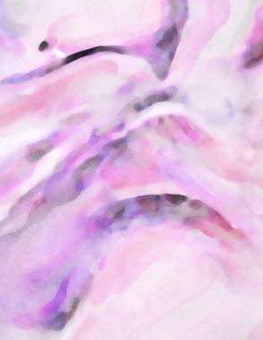 El yapımı sürreal soyut desenli suluboya. Modern sanatsal resim. 2D çizim. Arkaplan boyası karışımı. Yaratıcı duvar sanatı. Çağdaş sanat