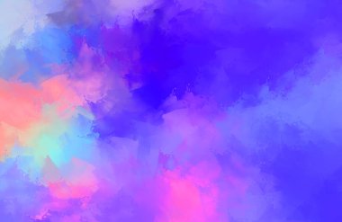 Taranmış Boyalı Soyut Arkaplan. Fırça darbesi ile boyanmış. Sanatsal canlılık ve renkli duvar kağıdı.