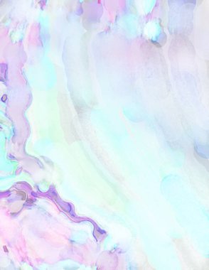 Yüzeyde suluboya vuruşlar. Sanatsal arkaplan resmi. Tablo üzerinde soyut resim. Fırça darbeleri. Çağdaş sanat. El işçiliğinin renkli dokusu. Modern resim.