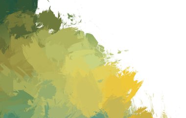 Duvar sanatı Eşsiz ve yaratıcı illüstrasyon. Fırça darbesi ile boyanmış. Renkli fırça darbelerinin soyut arkaplanı. Fırçalanmış canlı duvar kâğıdı. Boyalı sanatsal yaratım.