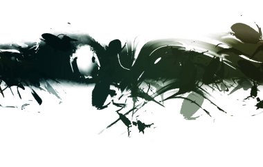 resmedilmiş sanat eseri. fırçalanmış canlı duvar kağıdı. Eşsiz ve yaratıcı illüstrasyon. Renkli fırça darbelerinin soyut arkaplanı. 