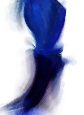 Modern sanat. Renkli çağdaş sanat eserleri. Renkli boya darbeleri. Soyut arkaplanda fırça darbeleri. fırça boyası.