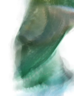 Modern sanat. Renkli çağdaş sanat eserleri. Renkli boya darbeleri. Soyut arkaplanda fırça darbeleri. fırça boyası.