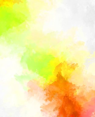 Modern sanat. Taranmış Boyalı Soyut Arkaplan. Fırça darbesi ile boyanmış. Boya darbeleri. 2B Görüntü.