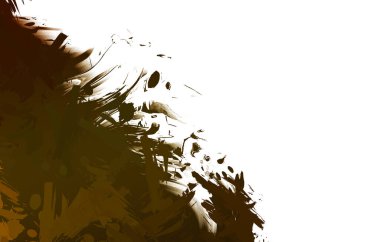 Duvar sanatı Eşsiz ve yaratıcı illüstrasyon. Fırça darbesi ile boyanmış. Renkli fırça darbelerinin soyut arkaplanı. Fırçalanmış canlı duvar kâğıdı. Boyalı sanatsal yaratım.