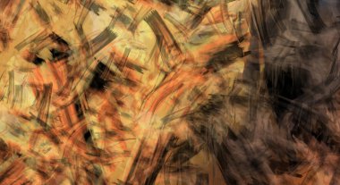 Modern sanat. Taranmış Boyalı Soyut Arkaplan. Fırça darbesi ile boyanmış. Boya darbeleri. 2B Görüntü