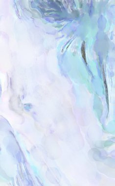 Modern fırça darbeleri. Pastel renklerde suluboya resim. Poster, duvar sanatı, afiş, kart, kitap kapağı veya ambalaj için sakinleştirici kompozisyonun yumuşak renkli çizimi. 