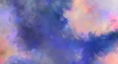 Modern sanat. Taranmış Boyalı Soyut Arkaplan. Fırça darbesi ile boyanmış. Boya darbeleri. 2B Görüntü.