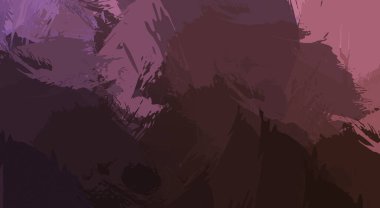 Fırça darbesi ile boyanmış. Sanatsal canlılık ve renkli duvar kâğıdı. Kaotik resim. Taranmış Boyalı Soyut Arkaplan. 