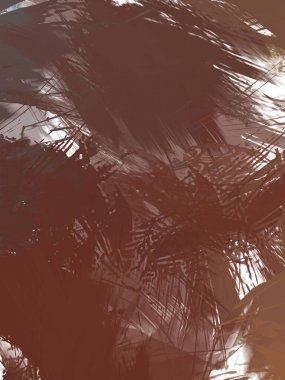 Renkli fırça darbelerinin soyut arkaplanı. fırçalanmış canlı duvar kağıdı. resmedilmiş sanat eseri. Eşsiz ve yaratıcı illüstrasyon.