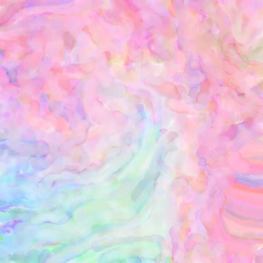 El yapımı sürreal soyut desenli suluboya. Modern sanatsal resim. 2D çizim. Arkaplan boyası karışımı. Yaratıcı duvar sanatı. Çağdaş sanat.